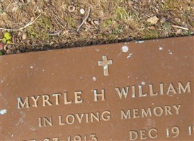 Myrtle V Hooker Williams