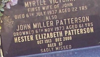 Myrtle Victoria Wood Patterson