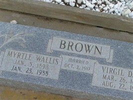 Myrtle WALLIS BROWN