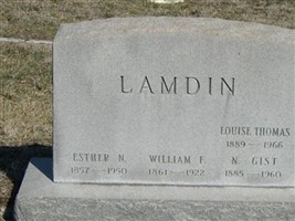 N. Gist Lamdin N. Gist Lamdin