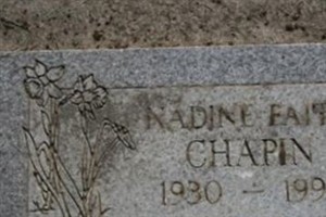 Nadine Faith Chapin Nadine Faith Chapin