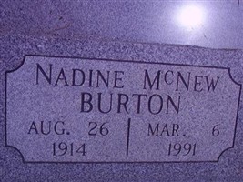 Nadine McNew Burton
