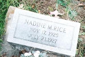 Nadine Millicent Rice