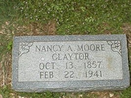 Nancy Amanda "Mrs. Billey Moore" Hawk Claytor