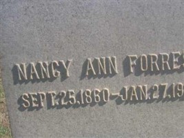 Nancy Ann Forrest Nancy Ann Forrest