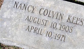 Nancy Colvin Keesee Nancy Colvin Keesee