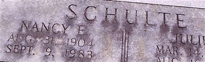 Nancy E Schulte