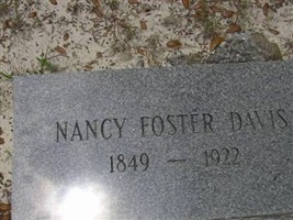 Nancy Foster Davis Nancy Foster Davis