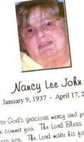 Nancy Lee Wright John Nancy Lee Wright John