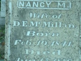 Nancy M McMillan