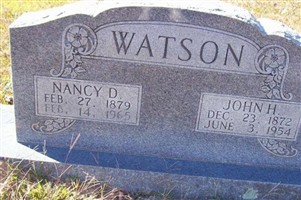 Nancy "Nanny: Dews Chesshir Watson Nancy "Nanny: Dews Chesshir Watson