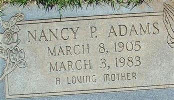 Nancy P Adams