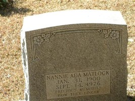 Nannie Ada Matlock