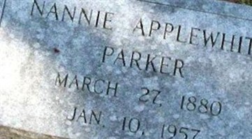 Nannie Applewhite Parker
