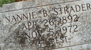 Nannie Bell Barber Strader Nannie Bell Barber Strader