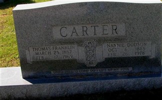 Nannie L. Dodson Carter Nannie L. Dodson Carter