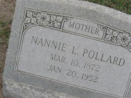 Nannie L Pollard