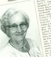 "Nannie" Modena Russell Thorn "Nannie" Modena Russell Thorn