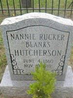 Nannie Rucker Blanks Hutcherson Nannie Rucker Blanks Hutcherson