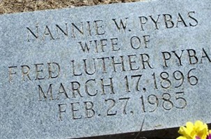 Nannie W. Pybas