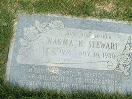 Naoma Helen Foote Stewart Naoma Helen Foote Stewart