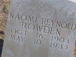 Naomi Reynold Rowden Naomi Reynold Rowden