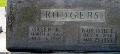 Narcissie E Rodgers
