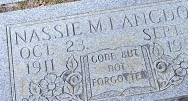 Nassie M. Langdon Nassie M. Langdon