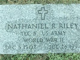 Nathaniel R Riley Nathaniel R Riley