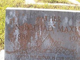N B "Thad" Maxey N B "Thad" Maxey