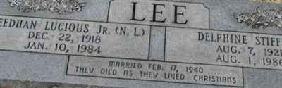 Needhan Lucious Lee, Jr Needhan Lucious Lee, Jr