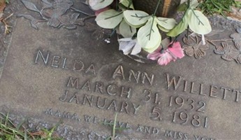Nelda Ann Willett Nelda Ann Willett