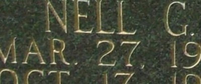 Nell Gregory Back Nell Gregory Back