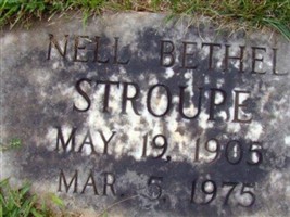 Nell Kathleen Bethel Stroupe Nell Kathleen Bethel Stroupe