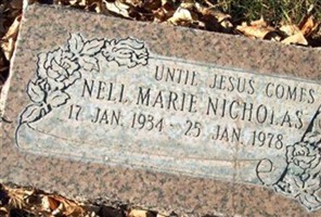 Nell Marie Nicholas Nell Marie Nicholas