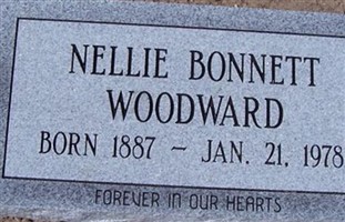 Nellie Bonnett Woodward Nellie Bonnett Woodward