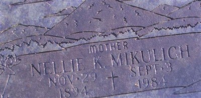 Nellie K Mikulich