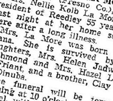 Nellie Kolb LaMore Nellie Kolb LaMore