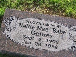 Nellie Mae "Babe" Gaines
