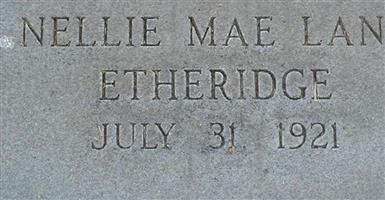 Nellie Mae Lane Etheridge