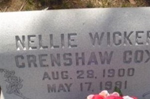 Nellie Wicker Crenshaw Cox