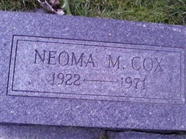Neoma M Cox Neoma M Cox