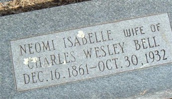 Neomi Isabelle Roberts Bell Neomi Isabelle Roberts Bell