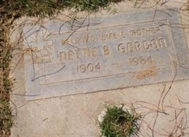 Nettie B Gordon Nettie B Gordon