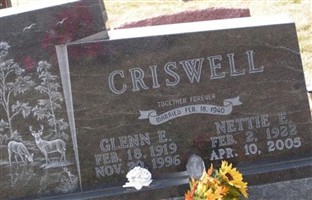 Nettie E Whiteman Criswell Nettie E Whiteman Criswell