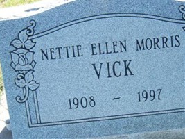 Nettie Ellen Morris Vick Nettie Ellen Morris Vick