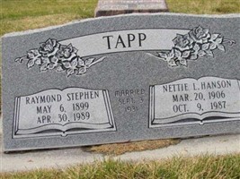 Nettie Lavell Hanson Tapp Nettie Lavell Hanson Tapp