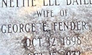 Nettie Lee Bailey Fender