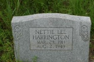 Nettie Lee Harrington Nettie Lee Harrington