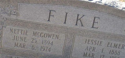 Nettie McGowen Fike